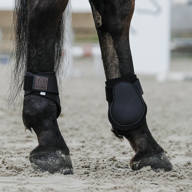 Equitheme Fetlock Boots #colour_black