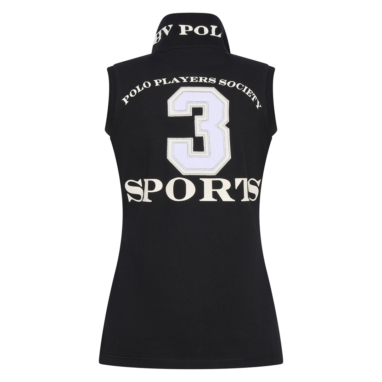 HV Polo Favouritas Sleeveless Polo Shirt #colour_black