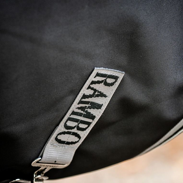 Horseware Ireland Rambo 1680D Plus Turnout 100g #colour_black-thunderstorm-grey-silver