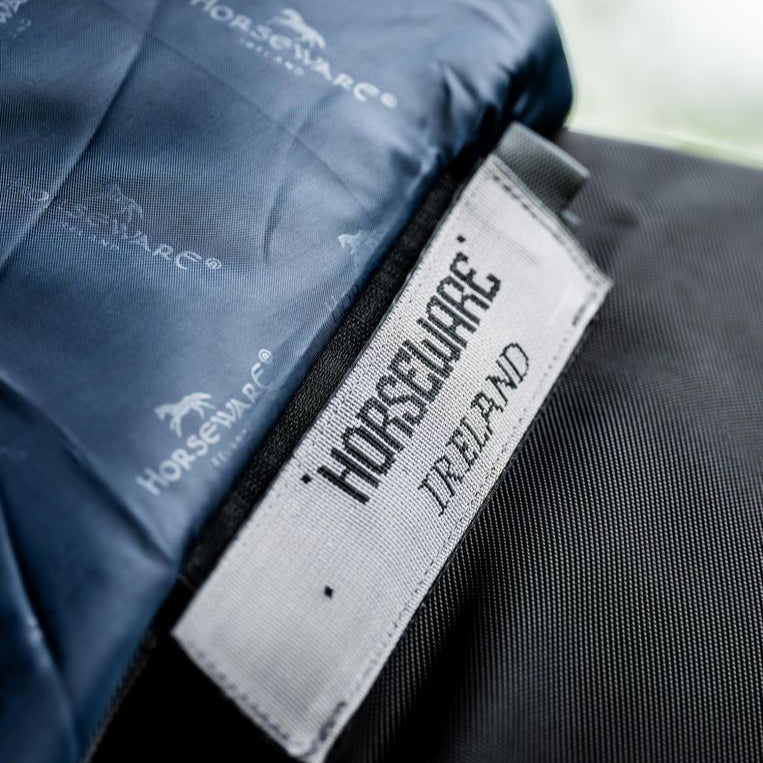 Horseware Ireland Rambo 1680D Plus Turnout 100g #colour_black-thunderstorm-grey-silver