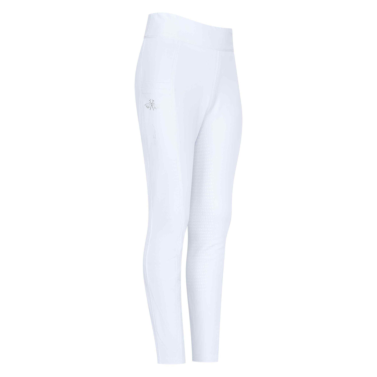 HV Polo Lotte Children's Riding Tights #colour_white