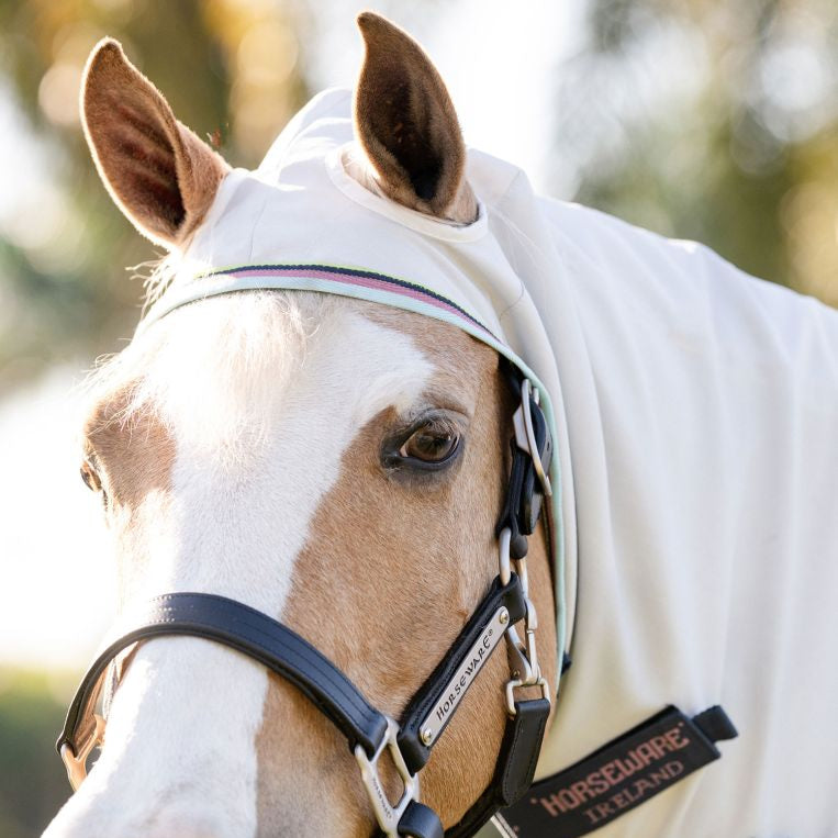 Horseware Ireland Amigo Ripstop Pony Hoody #colour_silver-lime-navy-pink-blue