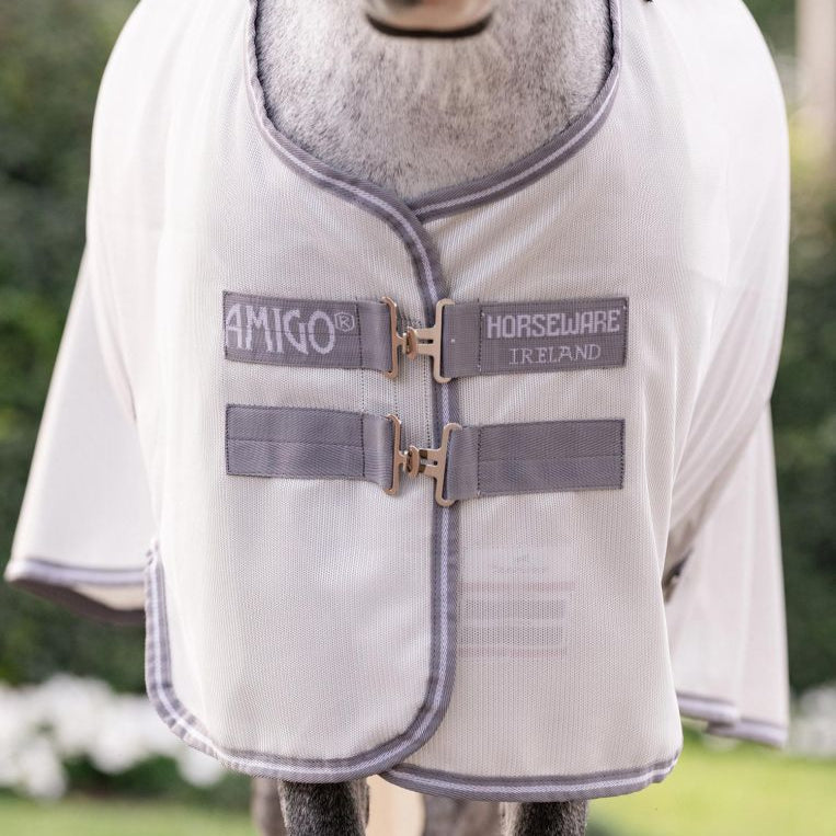 Horseware Ireland Amigo Pony Bug Rug #colour_silver-titanium-grey-silver