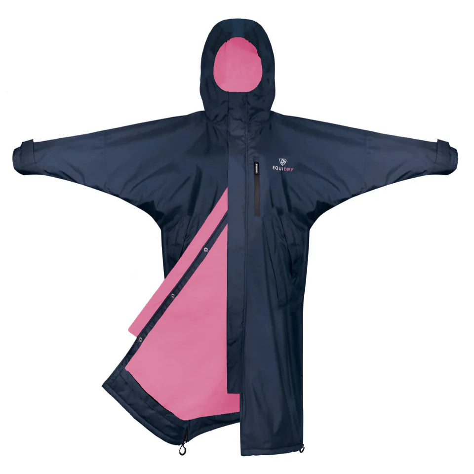 EQUIDRY Women's Thin Fleece Evolution #colour_navy-penelope-pink