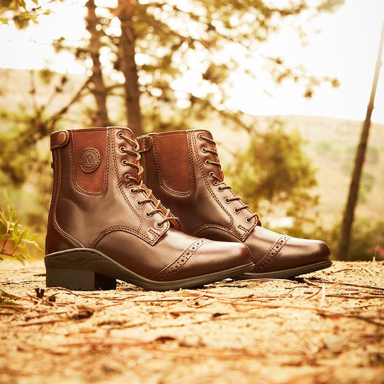 Mountain Horse Aurora Lace Paddock Boots #colour_brown
