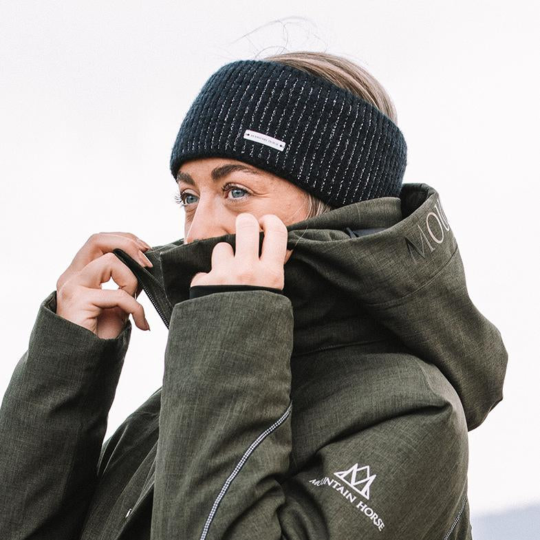 Mountain Horse Black Beauty Headband #colour_black