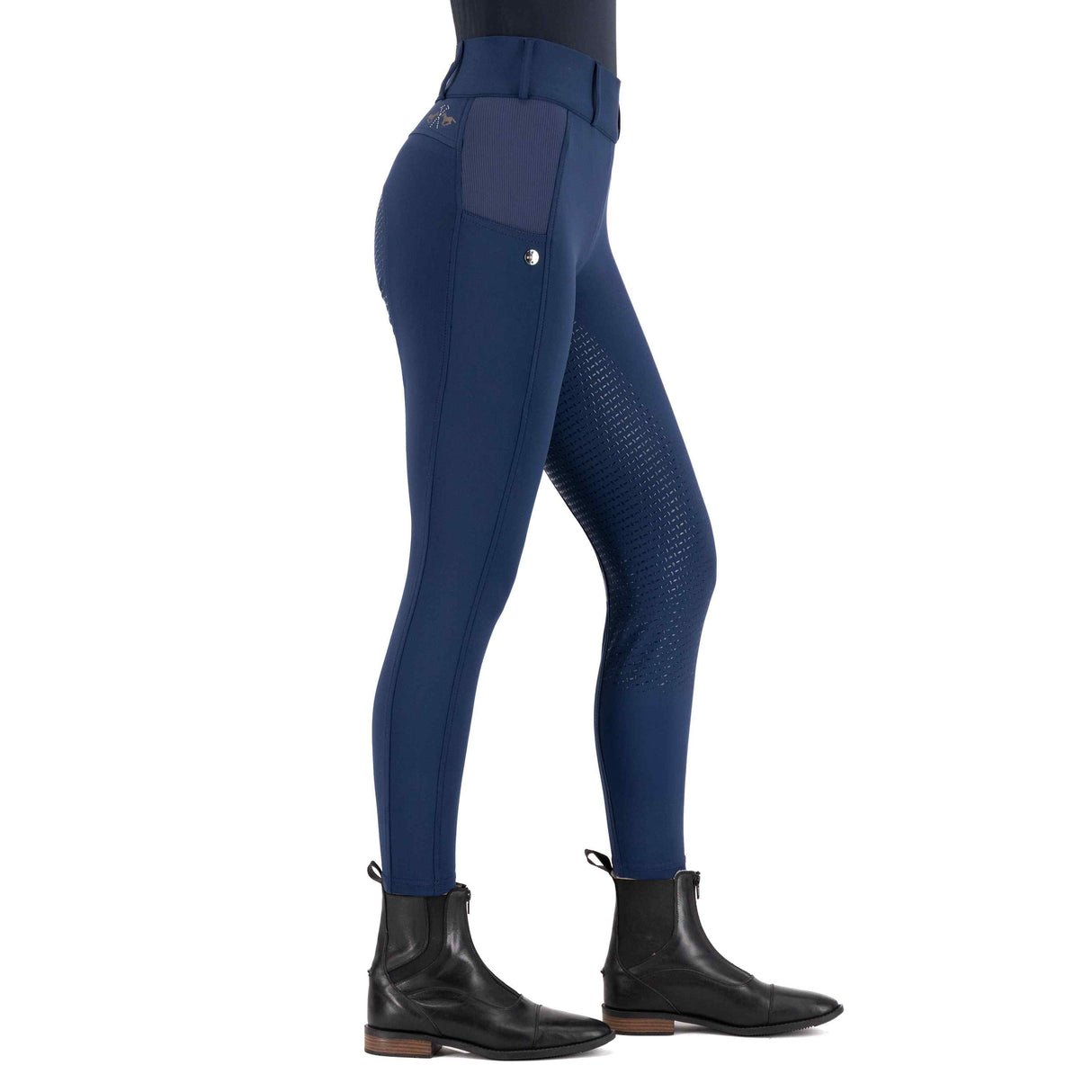 HV Polo Evi Full Grip Riding Tights #colour_navy