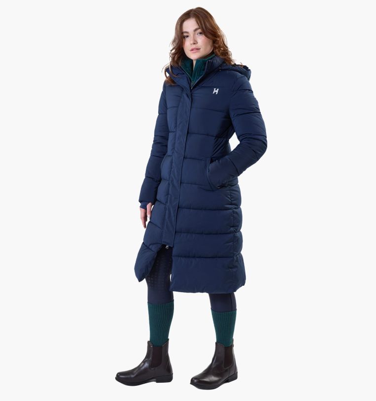 Horseware Ireland Verve Long Padded Coat #colour_core-navy