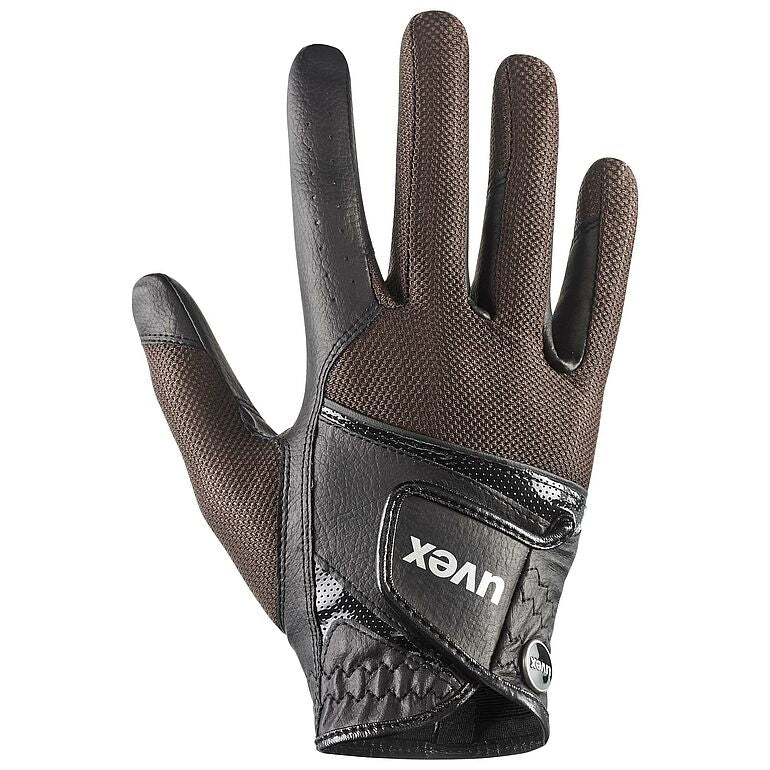 Uvex Sumair Riding Gloves #colour_black-brown