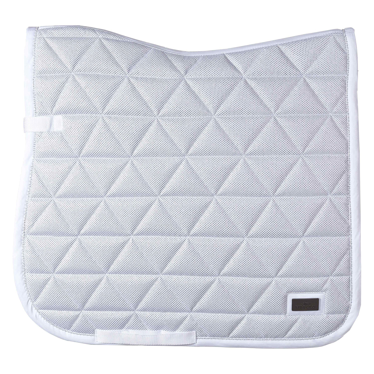 HV Polo Flo Dressage Saddle Pad #colour_white