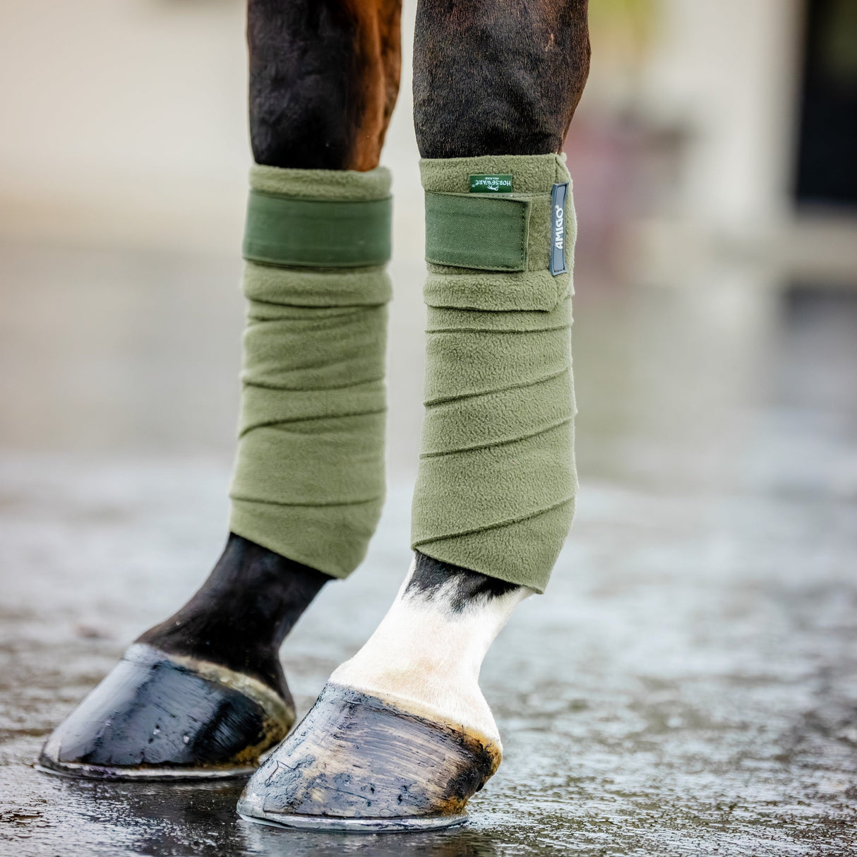 Horseware Ireland Amigo Fleece Bandages #colour_bramble