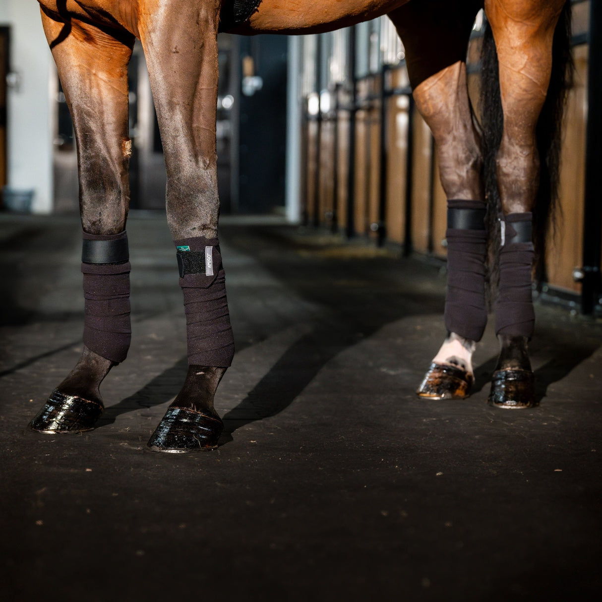 Horseware Ireland Amigo Fleece Bandages #colour_black