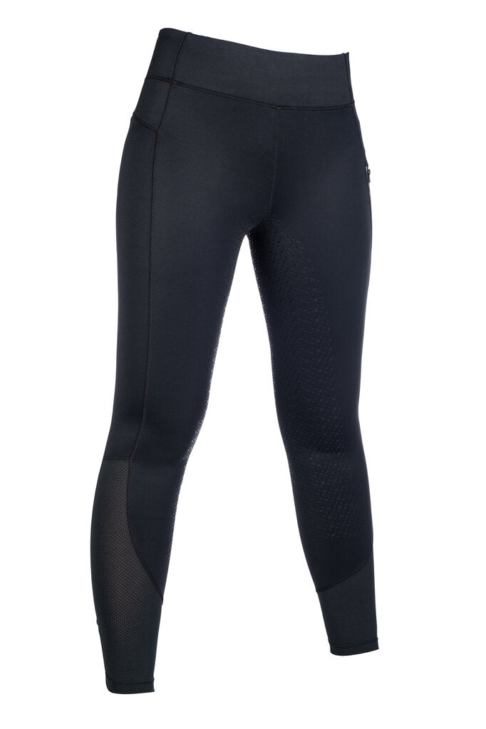 HKM Ladies Full Seat Riding Tights -Harbour Island #colour_black