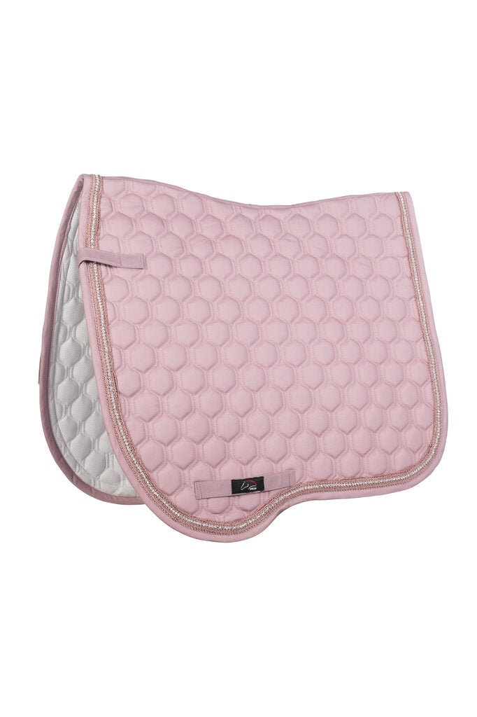 HKM Saddle Cloth -Elisa #colour_mauve