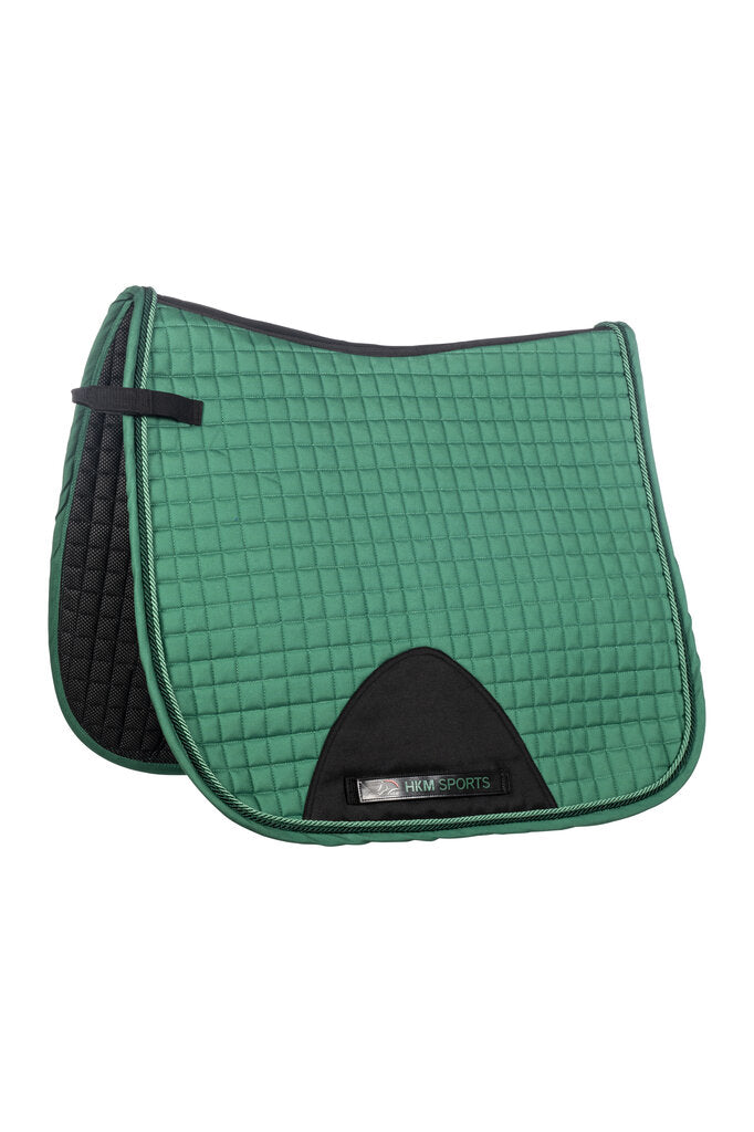 HKM Saddle Cloth -Essentials- #colour_green