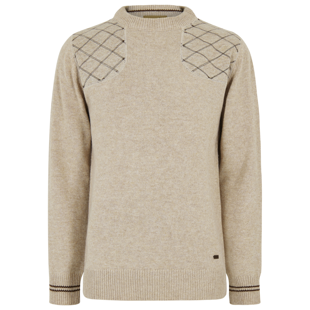 Dubarry Mens Clarinbridge Crew Neck Sweatshirt #Colour_oat