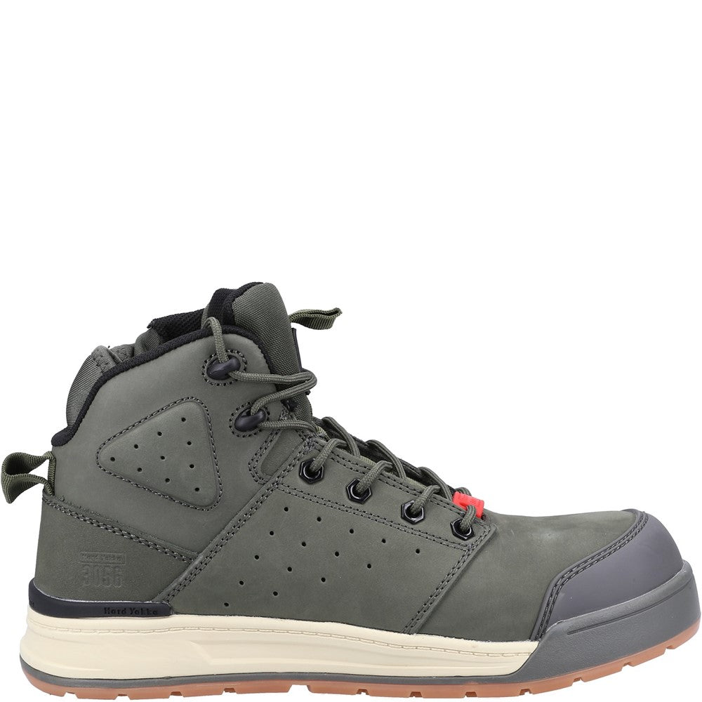 Hard Yakka 3056 Lace Zip Safety Boot #colour_olive