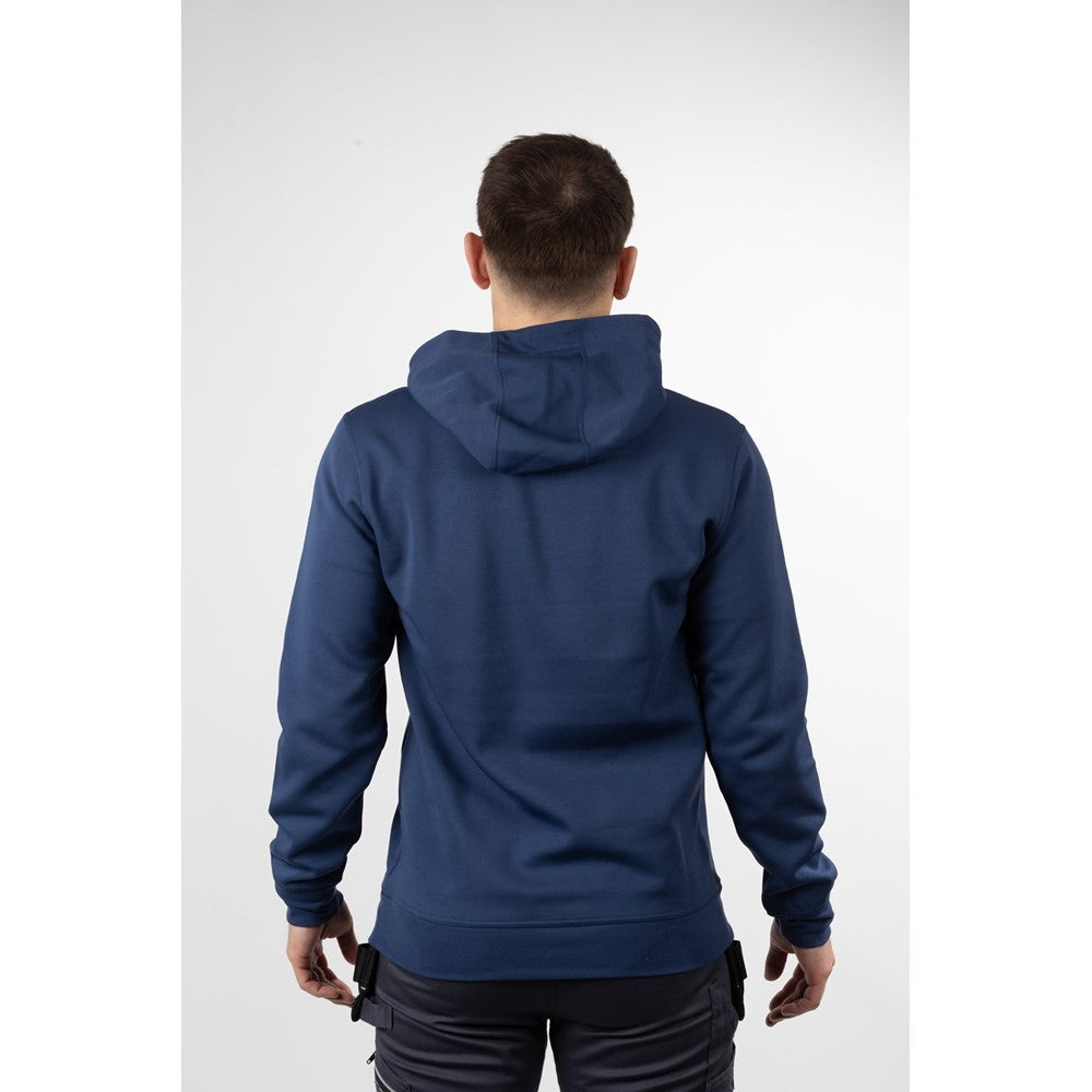 Hard Yakka Embossed Pullover Hoodie #colour_indigo-blue