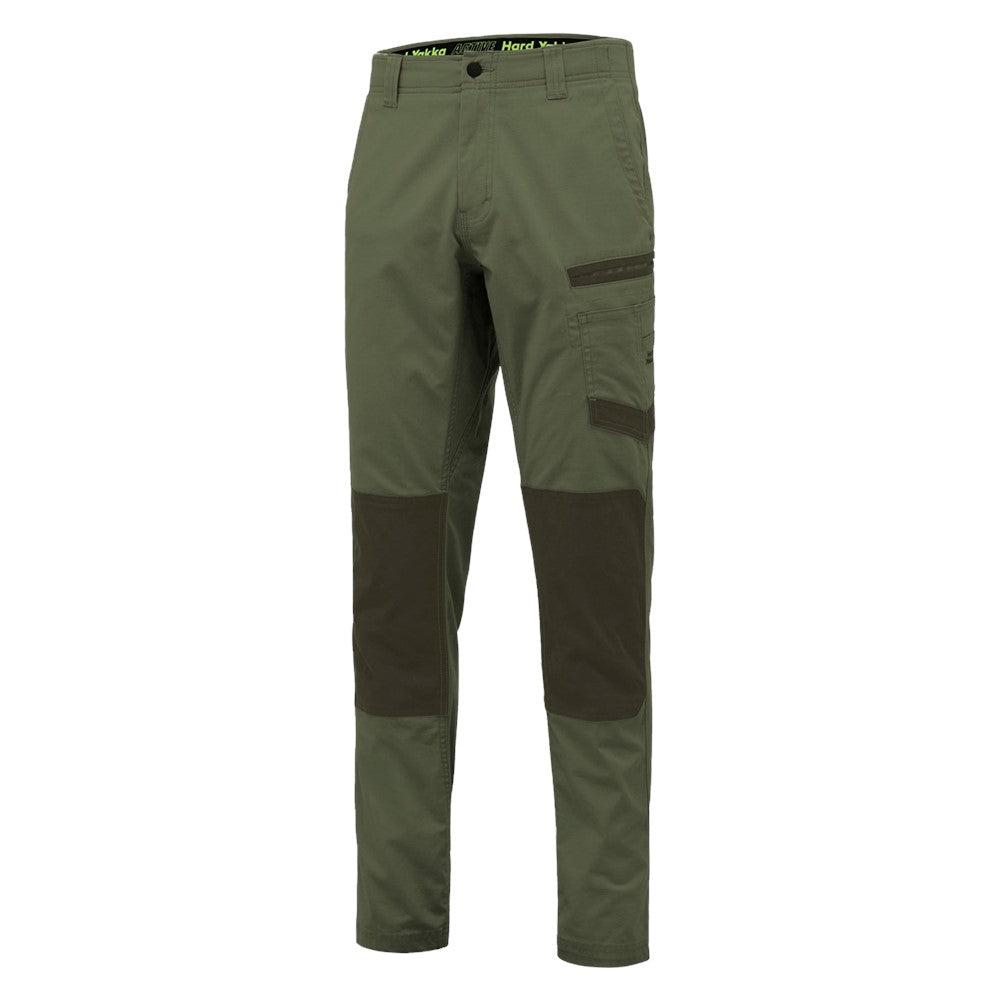 Hard Yakka Raptor Active Pant #colour_military-green
