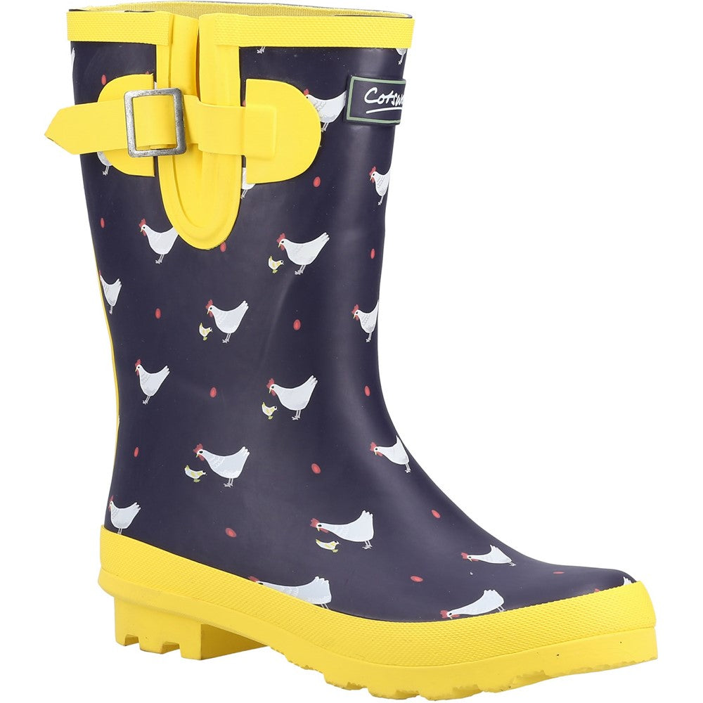 Cotswold Farmyard Women Mid Wellington Boots