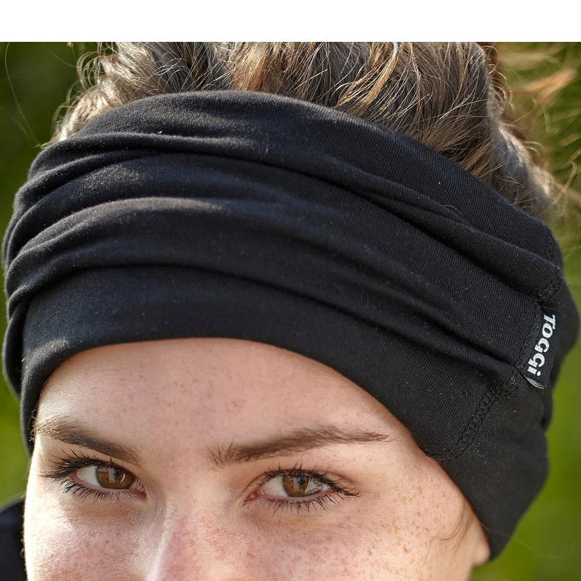 Toggi Bixley Jersey Headband #colour_black