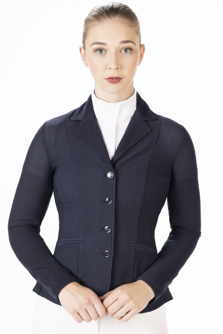 HKM Mesh Linda Competition Jacket #colour_deep-blue
