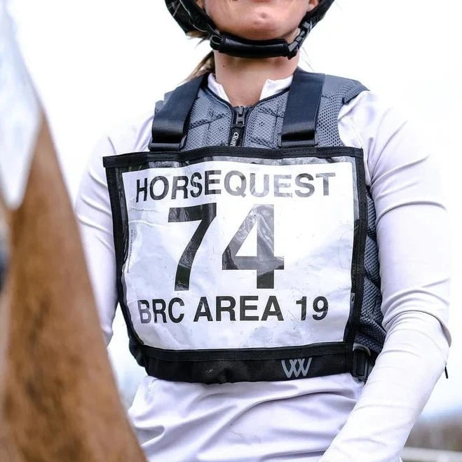 Woof Wear Event Number Bib #colour_black