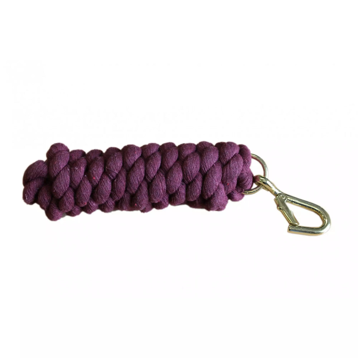 Mackey Cotton Walsall Clip Leadrope #colour_burgandy
