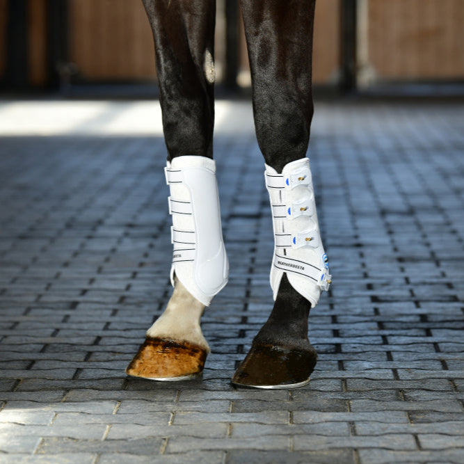 Weatherbeeta Tough-Tec Hard Shell Dressage Boots #colour_white