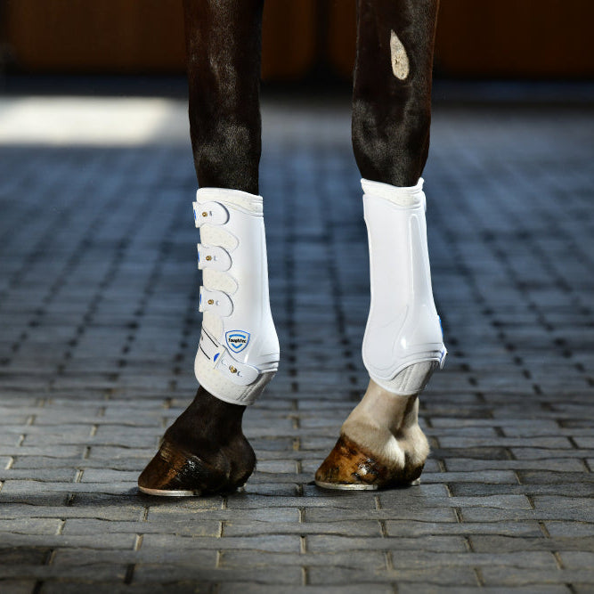 Weatherbeeta Tough-Tec Hard Shell Dressage Boots #colour_white
