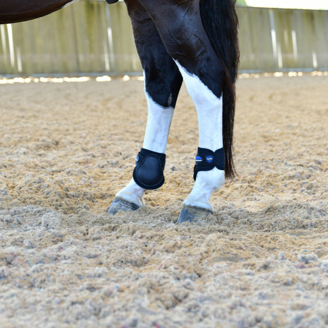 Weatherbeeta Tough-Tec Prime Fetlock Boots #colour_black-black