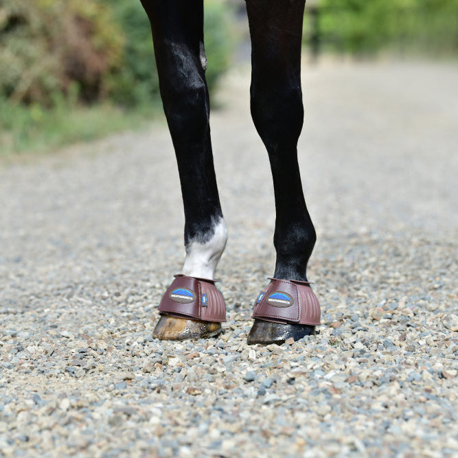 Weatherbeeta Tough-Tec Prime Rubber Bell Boots #colour_brown-brown