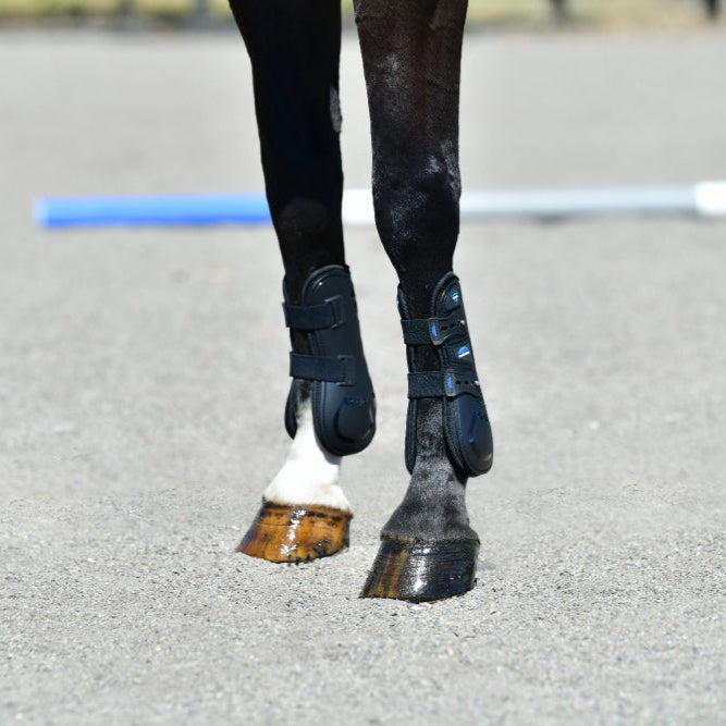 Weatherbeeta Tough-Tec Essential Open Front Boots #colour_black