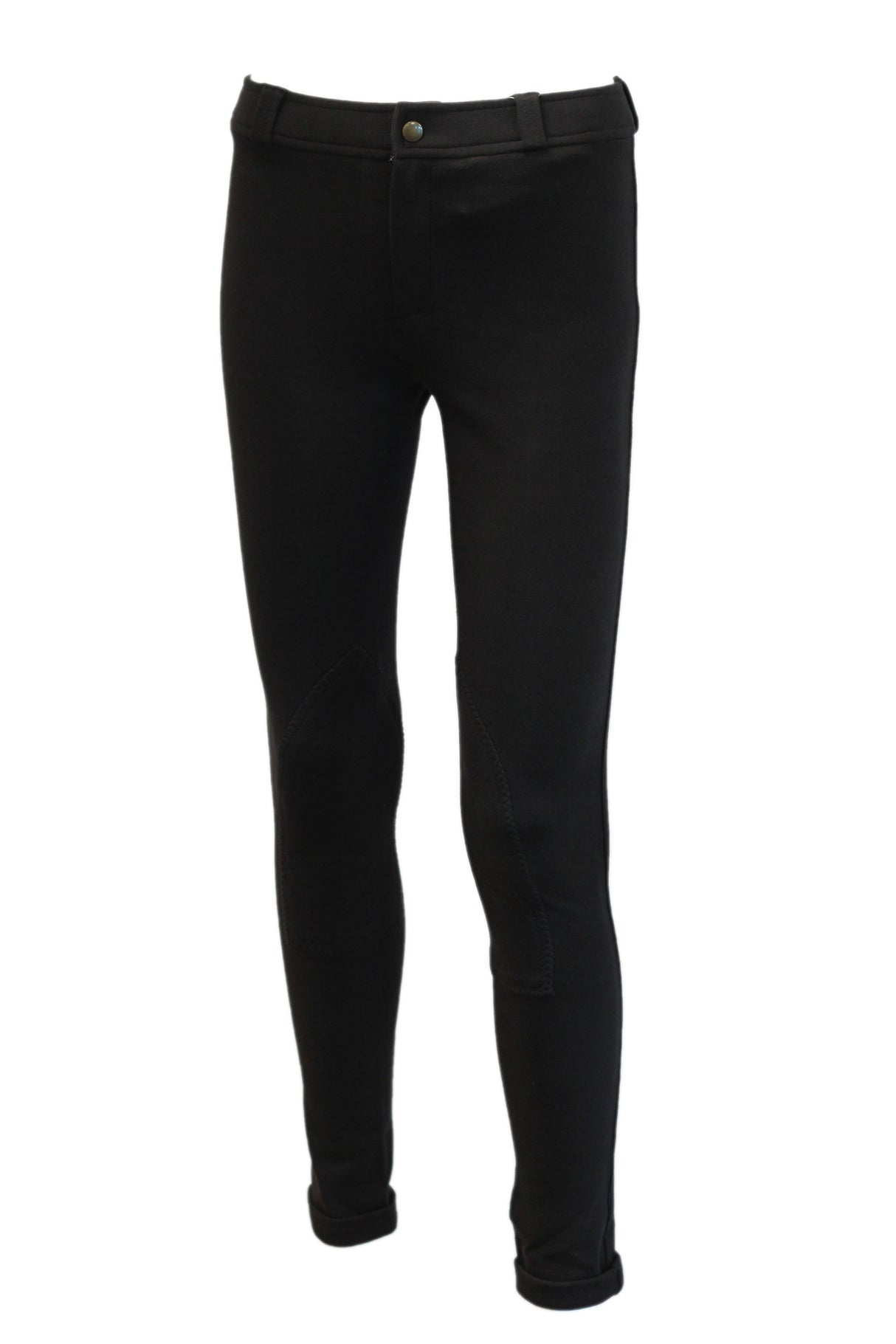 Mackey Equisential Ladies Cotton Jodhpurs #colour_black