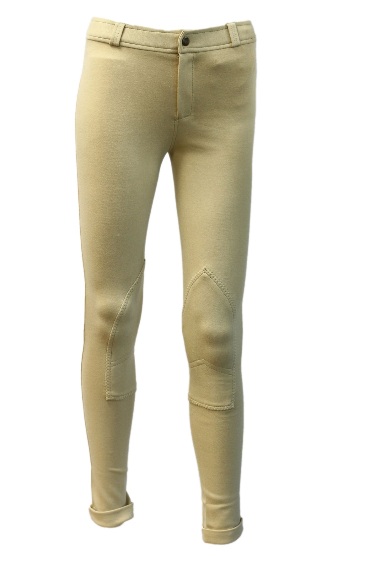 Mackey Equisential Ladies Cotton Jodhpurs #colour_beige