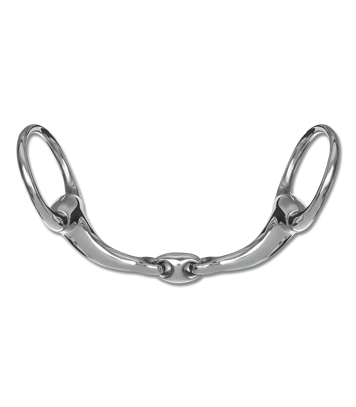 Mackey Anatomic Double Jointed Solid Eggbutt Bit