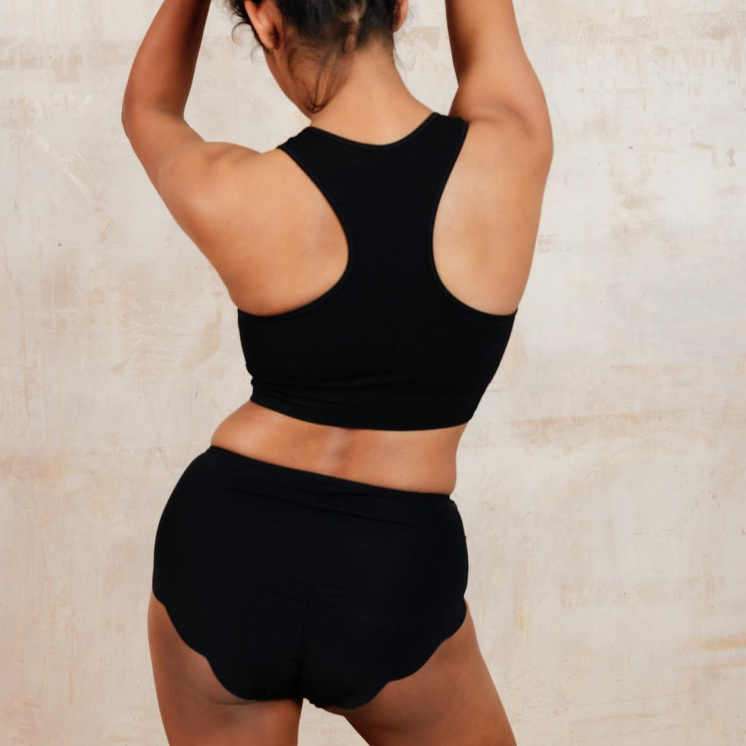 NIXI Body Coni Sporty High Waist Underwear #colour_black