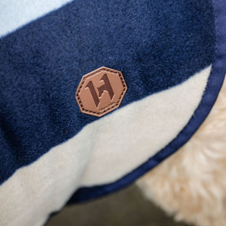 Horseware Ireland Newmarket Dog Fleece #colour_whitney-navy