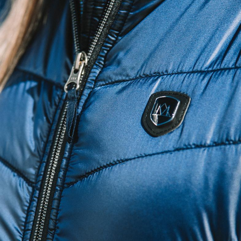 Mountain Horse Starla Hybrid Vest #colour_dark-navy