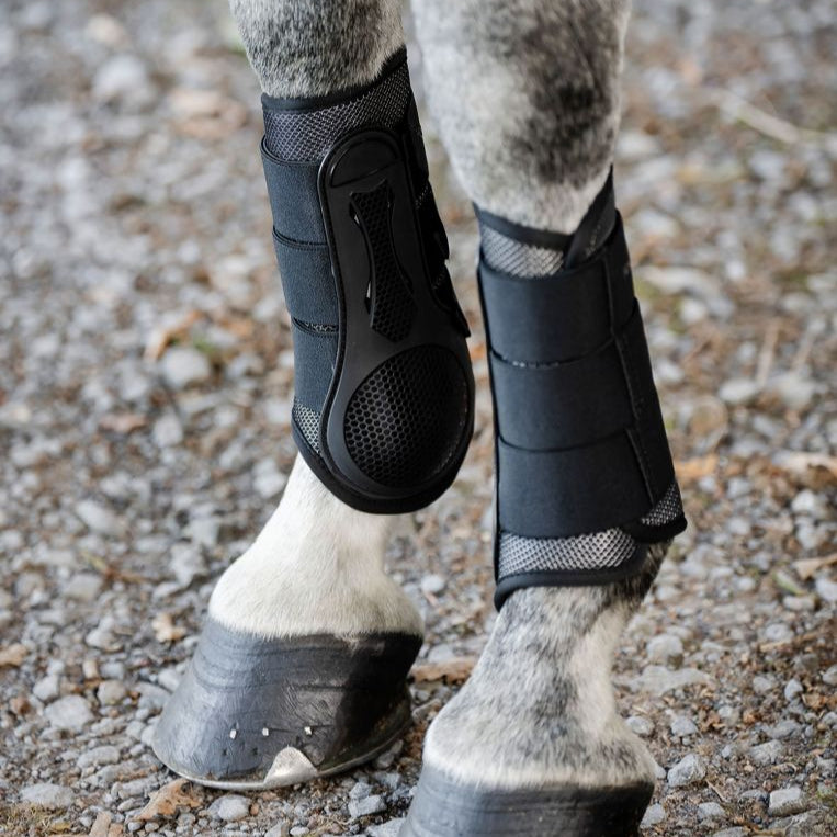 Horseware Ireland Pro Bamboo Brushing Boots #colour_black-black