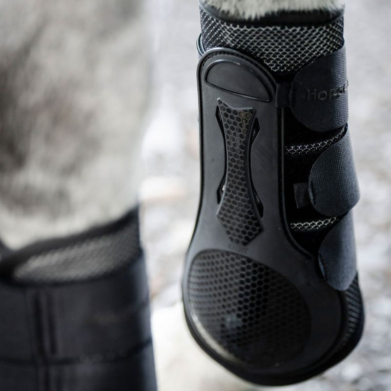 Horseware Ireland Pro Bamboo Brushing Boots #colour_black-black