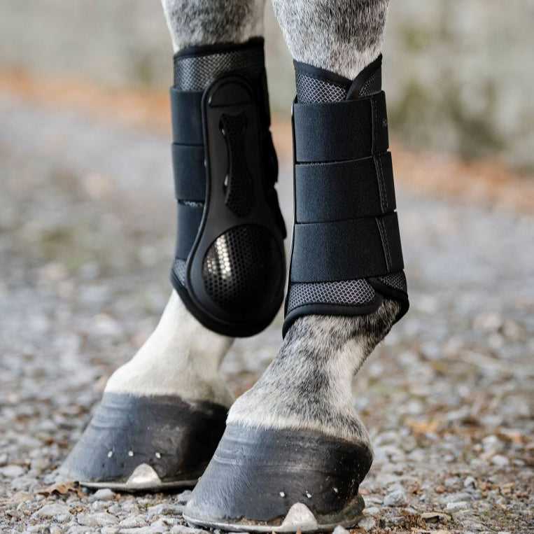 Horseware Ireland Pro Bamboo Brushing Boots #colour_black-black