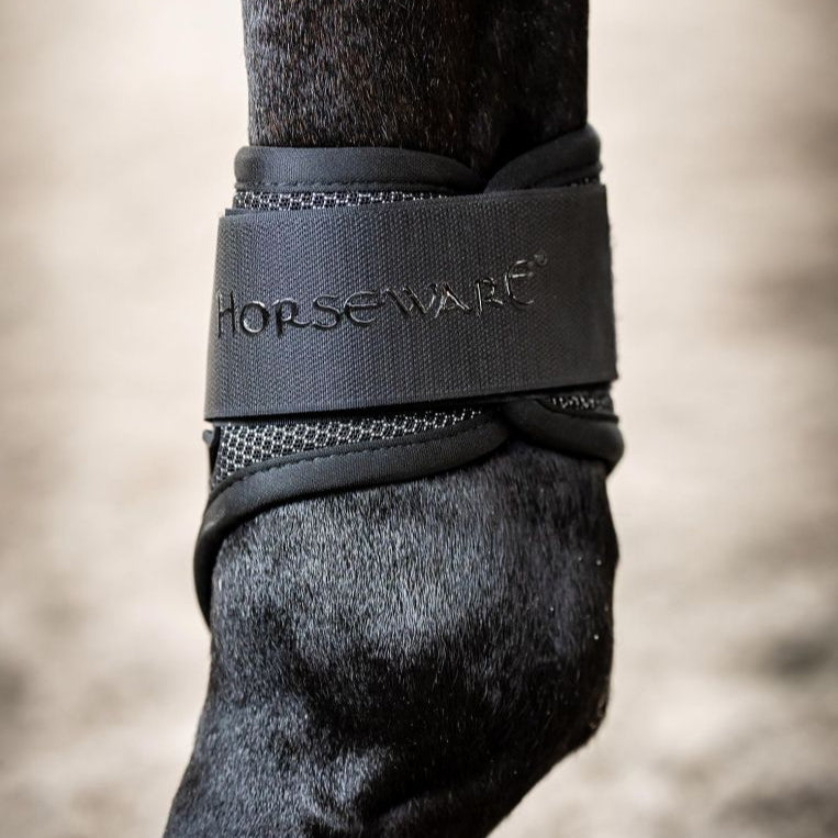 Horseware Ireland Pro Bamboo Fetlock Boots #colour_black-black