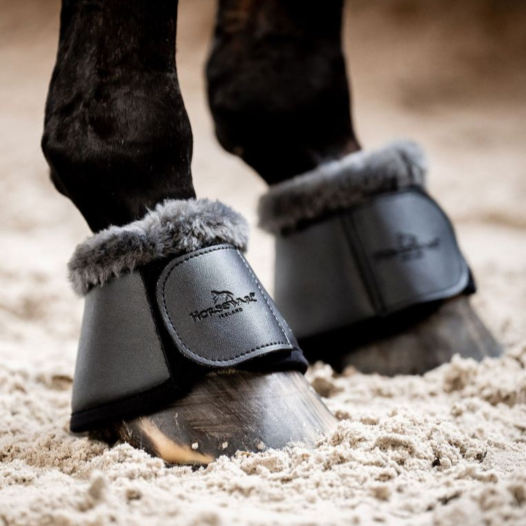 Horseware Ireland Pro Bamboo Overreach Boots #colour_black-black