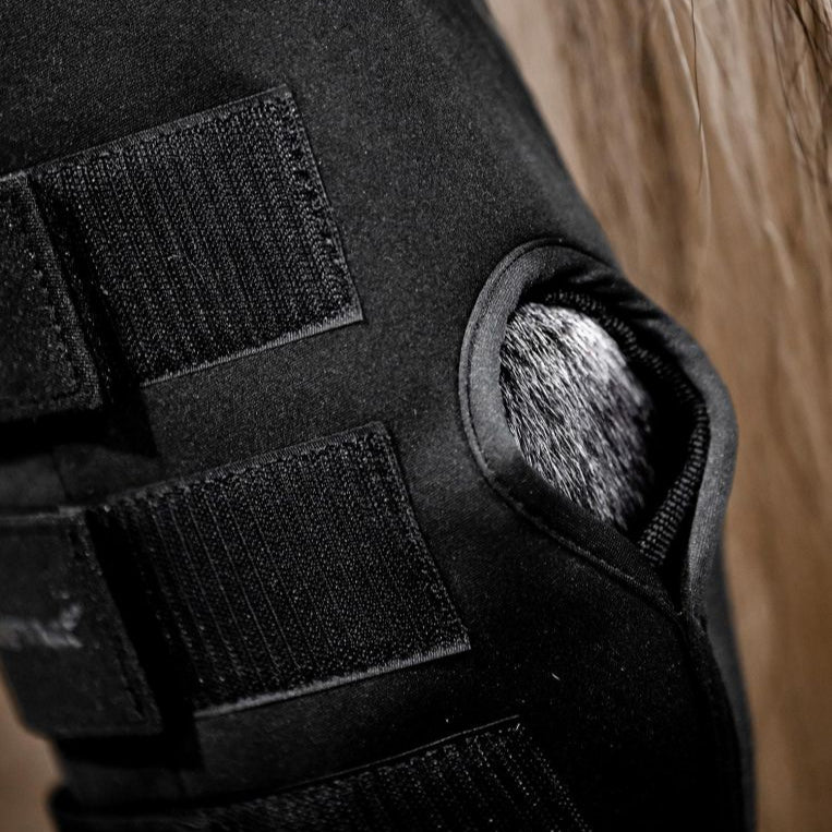 Horseware Ireland Ice Gel Hock Boots #colour_black-black