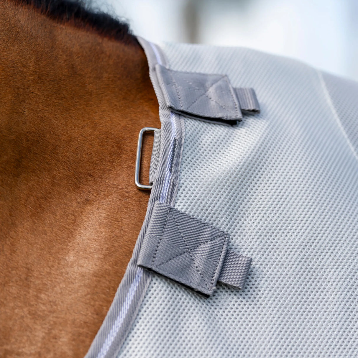 Horseware Ireland Amigo Bug Buster Fly Sheet #colour_silver-titanium-grey-silver