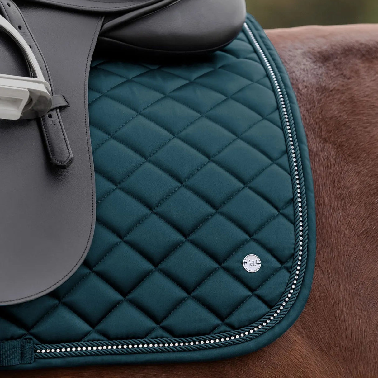 Waldhausen Nepal Saddle Pad #colour_petrol-blue
