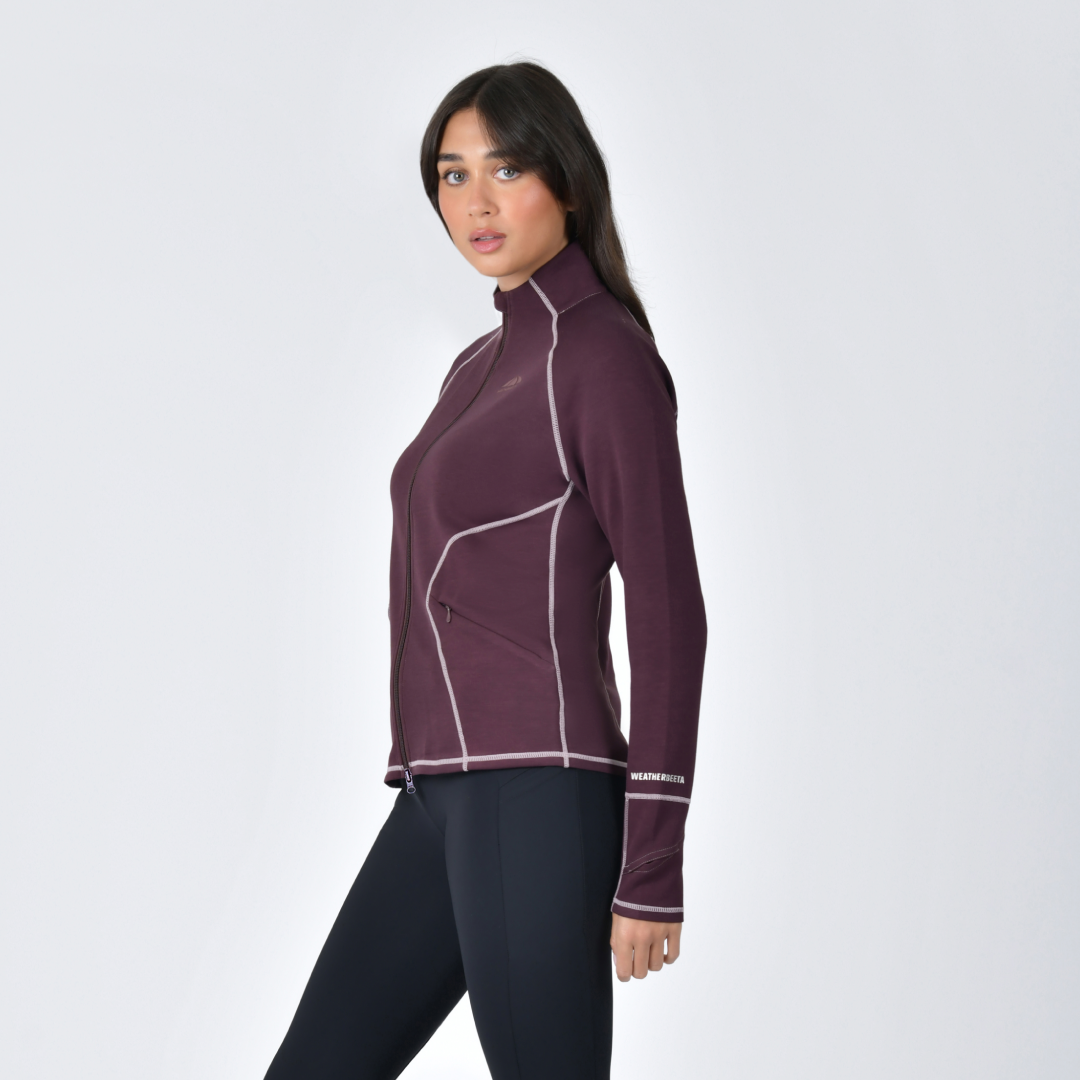 Weatherbeeta Ladies Copper Performance Jacket #colour_mulberry