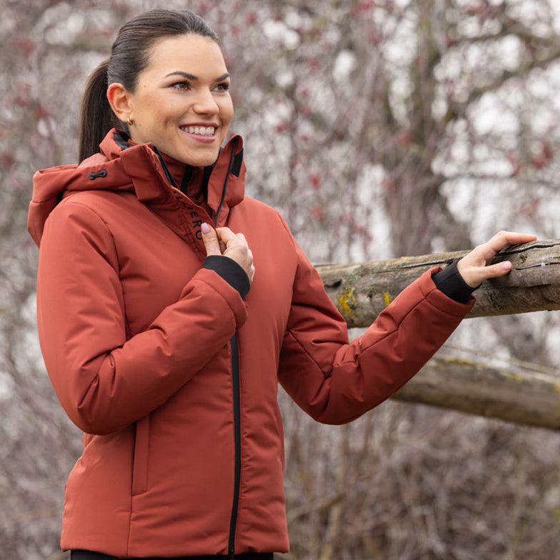 Covalliero Ladies Jacket #colour_rust