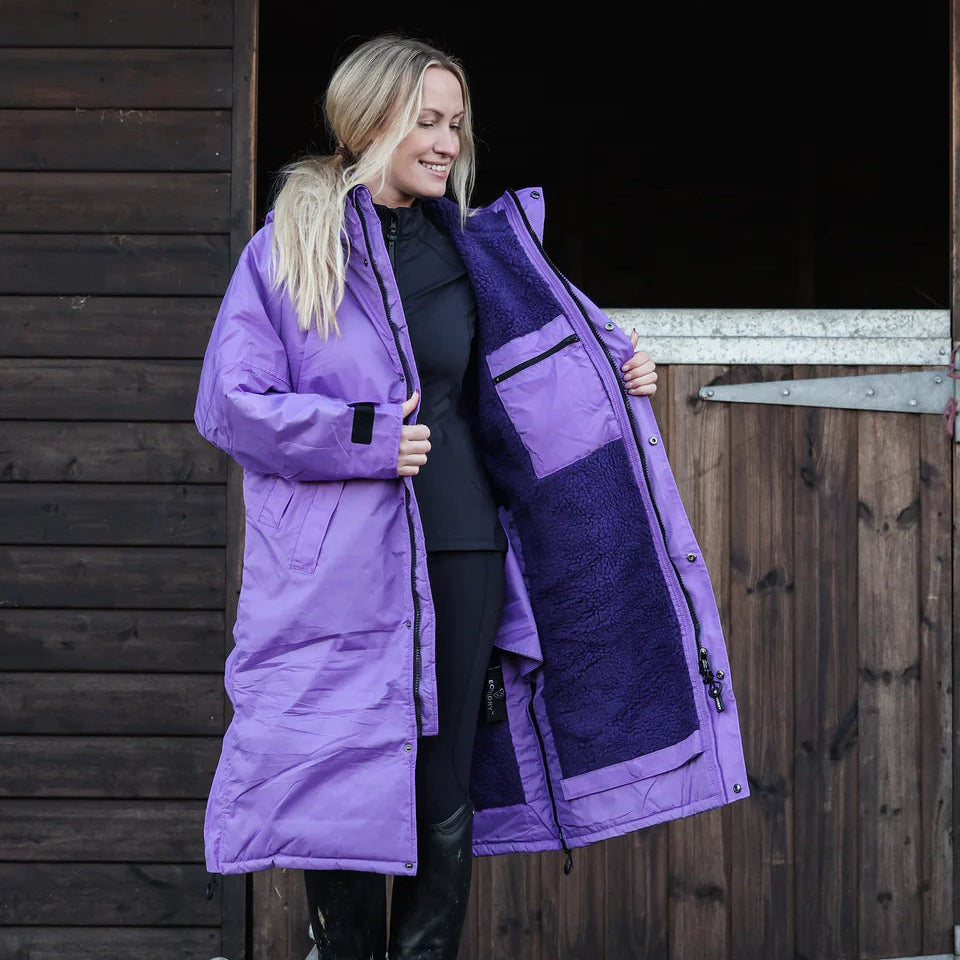 EQUIDRY Women's Thick Fleece Evolution #colour_violet-purple